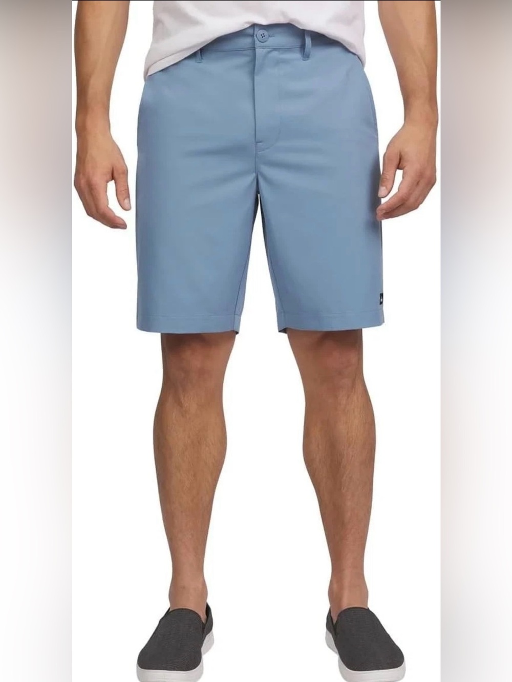 NEW Men's Quicksilver Stretch Hybrid Shorts Size 34 Blue 9" Inseam